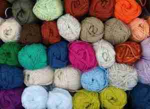 knitting, bundle of yarn, craft hobby