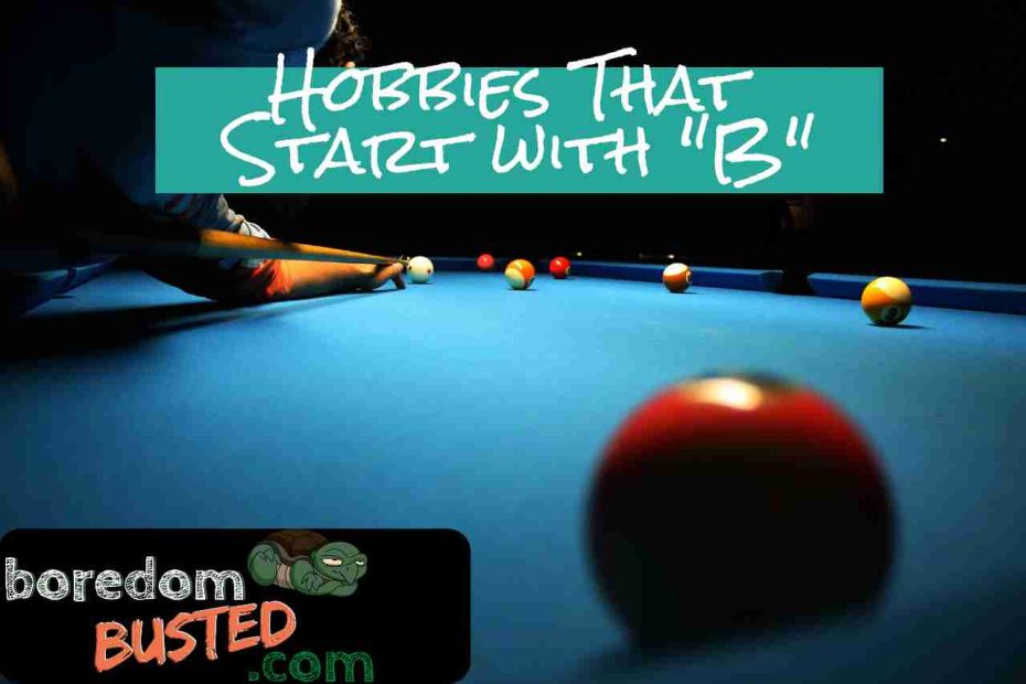 billiards, "hobbies that start with 'b'"