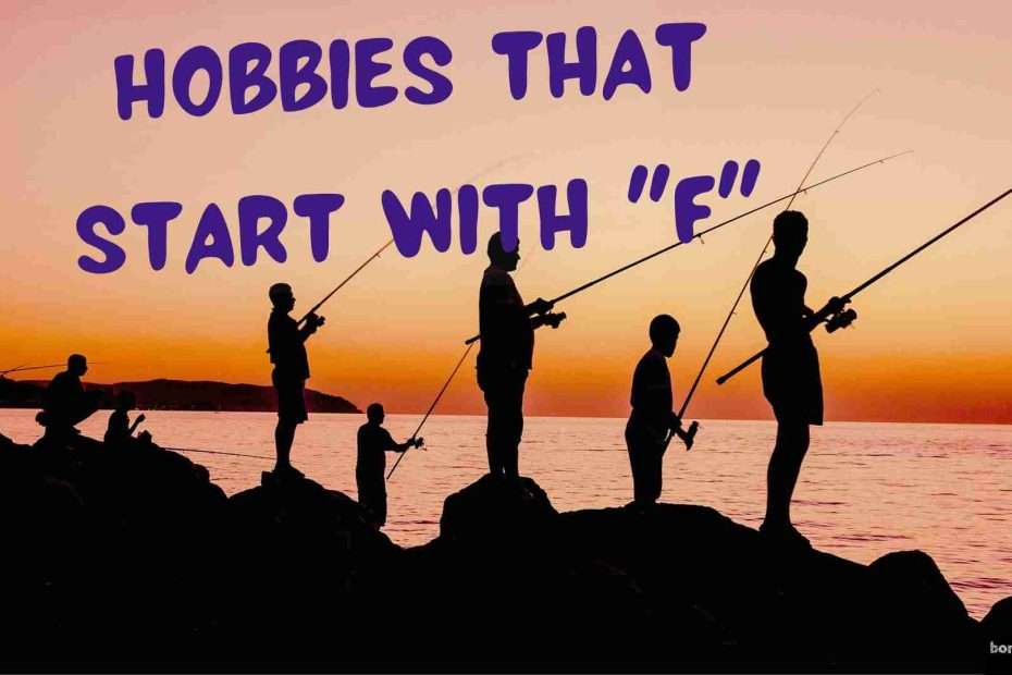 "hobbies that start with 'f'", people fishing next to water, sunset