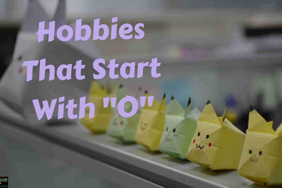 Hobbies that Start with O, oragami pikachu's