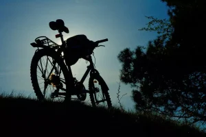 mountain bike, outdoors, orienteering