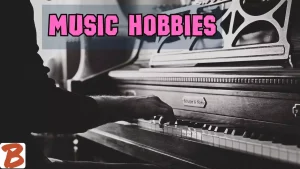 "music hobbies", man playing piano, black and white photo